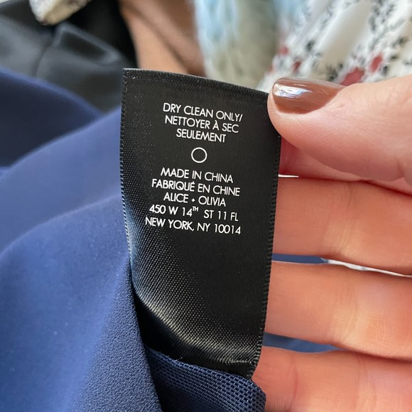 Alice + Olivia Navy Mini Dress - Picture 6 of 11